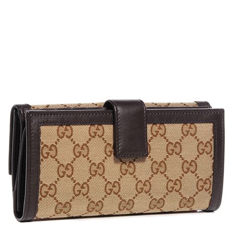 Gucci: Brown Retro Interlocking G Wallet 